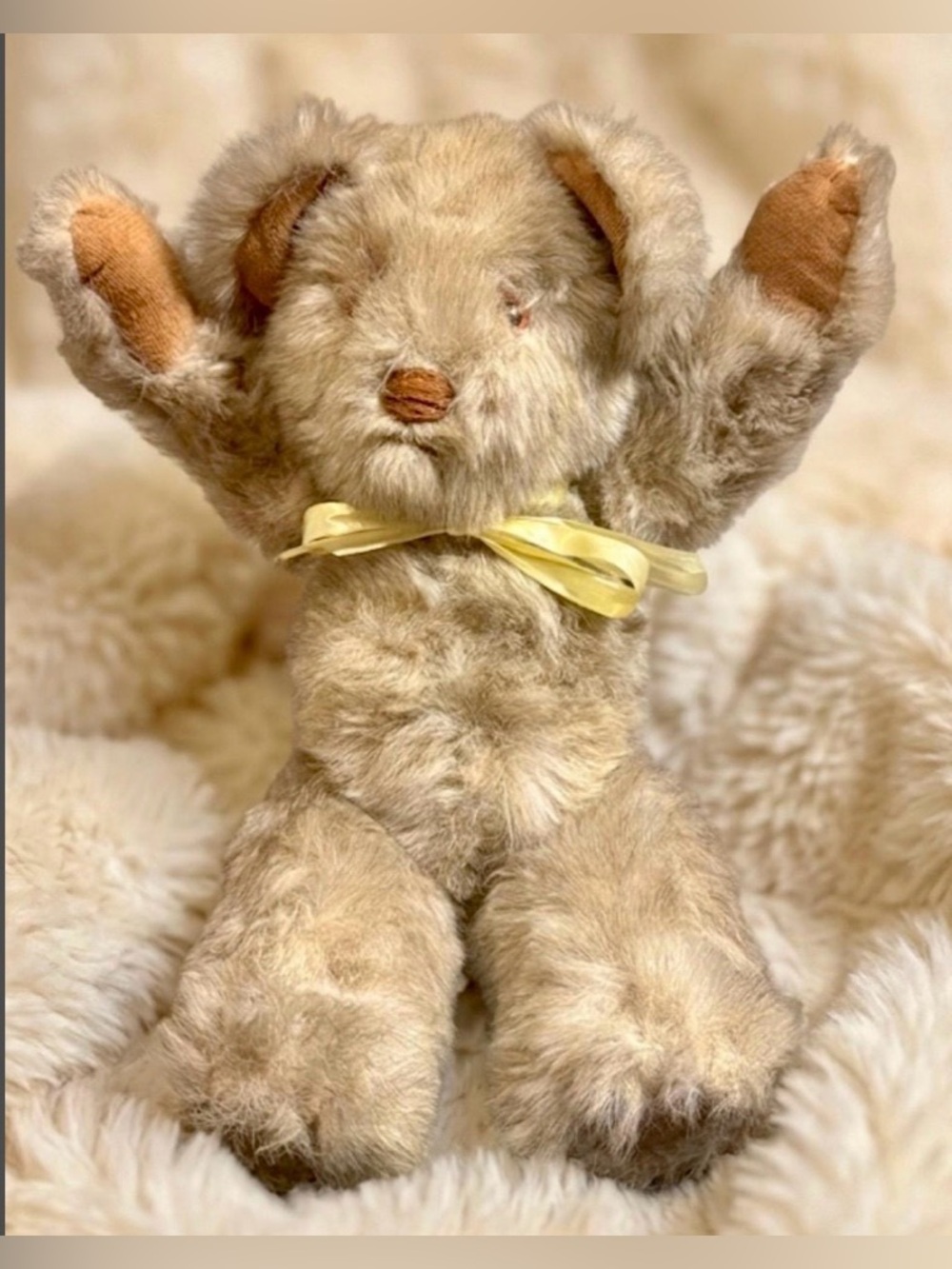 Vintage 1983 Mother Grimm Artist Teddy Bear 15" Mohair Signed Collectable - Picture 10 of 10